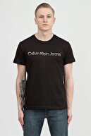 Calvin Klein Mixed Institutional Tee Erkek Bisiklet Yaka T-shirt