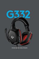 logitech G G332 Stereo Kablolu Oyuncu Kulaklığı - Siyah