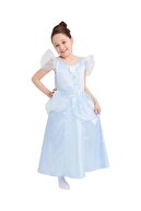 fabrikoloji Disney Lisanslı Orjinal Cinderella Kostümü Prenses Sindirella Kız Çocuk Elbise Kıyafeti