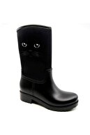 Ccway Çocuk Kedi Bıyıklı Yağmur Botu