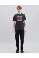 Skechers M Big Logo T-Shirt Erkek Siyah Tshirt - S212949-001