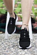 Riccon Unisex Siyah Beyaz  Sneaker