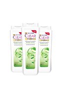 Clear Kepeğe Karşı Etkili Şampuan Besleyici Bitkisel Sentez 485 ml X 3 Adet