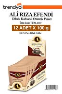 Ali Rıza Efendi Dibek Kahvesi (dövme) - Otantik Paket / Lüks Stant Kutu 12 Adet X 100 Gr Tr786-21347