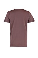 TRENDYOLMİLLA Kahverengi-Bej Süprem V Yaka 2'li Paket Örme T-Shirt TWOSS20TS0142