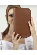 bag&more Kadın Çanta Taba Renk Kapaklı Baget Çanta Classico Baget Modeli