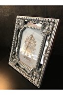 Lucky Art Gümüş Dikdörtgen Aynalı Çerçeve