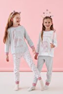 Penti Kız Çocuk Princess Dino 4lü Pijama Takımı