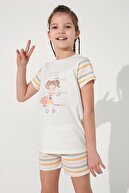 Penti Kız Çocuk Veg-t Healthy 2li Pijama Takımı