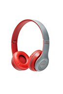 Polygold P47POL Bluetooth Kulaklık Mp3 Fm Solo 2 Beats Model Kulaküstü - Kırmızı