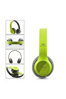 Polygold Bluetooth Kulaklık Mp3 Fm Solo 2 Beats Model Kulaküstü - P47 Yeşil