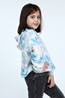 Stiloda Kız Çocuk Pembe Batik Kapüşonlu  Sweatshirt So12c21968