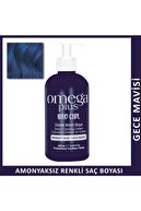 Omega Plus Bad Girl GECE MAVİSİ Amonyaksız Renkli Saç Boyası 250ML
