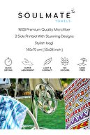 Soulmate Plaj Havlusu Ultra Emici Hafif Ince Ve Büyük Boy Plaj Spor Ve Seyahat Havlusu 140×70cm