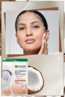 Garnier Süt Bombası Besleyici Kağıt Yüz Maskesi Hindistan Cevizi