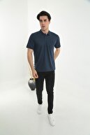 تی شرت جیبی یقه پولو مردانه با آستین کوتاه سایز بزرگ-thumb