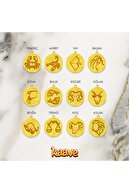 Kaave ’den 925 Ayar Gümüş & Antik Altın Kaplamalı Burç Kolyeleri- Başak