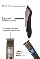Mkey Mprd 785 Kuaför Tipi Profesyonel Şarjlı Saç Sakal Kesme Tıraş Makinesi Erkek Tıraş Makinesi