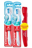 Colgate 360 Hassasiyete Pro Çözüm Ekstra Yumuşak Diş Fırçası X 2 Adet + Diş Fırçası Kabı Hediye