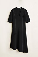Mango Kadın Siyah Elbise 41093012