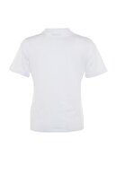 TRENDYOLMİLLA Beyaz Dik Yaka Basic Örme T-shirt TWOAW20TS0096