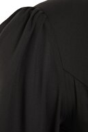 TRENDYOLMİLLA Limited Edition Siyah Drape Detaylı Elbise TWOAW21EL1317