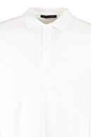 TRENDYOL MAN Beyaz Erkek Slim Fit Polo Yaka Kısa Kollu Polo Yaka T-shirt