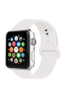 Cimricik Apple Watch Uyumlu Kordon 2 3 4 5 Seri 42 Mm Ve 44 Mm Silikon Kordon Kayış