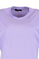 TRENDYOLMİLLA Lila Kolsuz Basic Örme T-Shirt TWOSS20TS0021