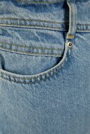 TRENDYOLMİLLA Mavi Bel Detaylı Yüksek Bel 90's Wide Leg Jeans TWOSS21JE0385