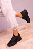 Soho Exclusive Siyah-Siyah Kadın Sneaker 15226