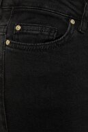 TRENDYOLMİLLA Siyah Önden Düğmeli Yüksek Bel Flare Jeans TWOSS20JE0111