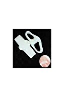 غلتک جداکننده انگشت شست پا 2 انگشتی حلقه سیلیکونی جداکننده انگشت شست کالوس محافظ بونیون-thumb