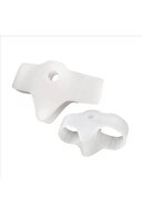 غلتک جداکننده انگشت شست پا 2 انگشتی حلقه سیلیکونی جداکننده انگشت شست کالوس محافظ بونیون-thumb