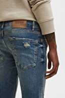 Pull & Bear Distressed Detaylı Premium Kumaştan Skinny Jean