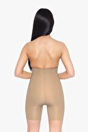 Yamuna Paçalı Bel Korse Dikişsiz Elbise Altında Görünmez Kopçalı Basen Bacak Göbek Inceltici Sıkılaştırıcı