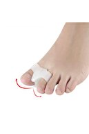 غلتک جداکننده انگشت شست پا 2 انگشتی حلقه سیلیکونی جداکننده انگشت شست کالوس محافظ بونیون-thumb