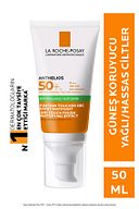 Anthelios Spf 50+ Yağlı Ciltler için Yüksek Korumalı Yüz Güneş Kremi 50 ml