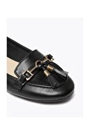 Marks & Spencer Kadın Siyah Püskül Detaylı Loafer Ayakkabı T02005415