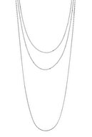 X-Lady Accessories Kadın Çoklu Şeri Kolye Gümüş Renk