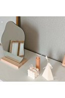 Mirroria Design Düzensiz Estetik Makyaj Aynası Çerçevesiz, Dekoratif Masa Masası Oturma Odası, Yatak Odası Bulut
