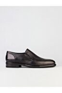 Cabani Kışlık Hakiki Deri Siyah Erkek Klasik Ayakkabı