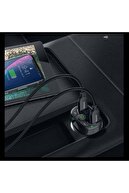 Baseus Orijinal Bluetooth Aktarım Mp3 Araç Kiti 2 Usb Çıkışlı Araç Şarjı, Araç Müzik Kiti Ve Şarjı