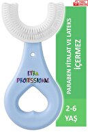 Lyra Professional U Şeklinde Pratik Çocuk Diş Fırçası 2-6 Yaş Mavi