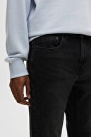 Pull & Bear Soluk Efektli Siyah Slim Comfort Fit Jean
