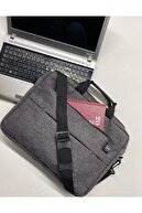 Moda West Unisex West Serisi 15.6" Inç Gri Evrak Bilgisayar Notebook Laptop Çantası