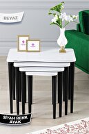 Coffee Tables White Legs Black