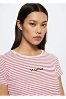 Mango Metalik Logolu Tişört