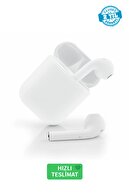 Favors Airpods 2. Nesil I12 Beyaz Bluetooth Kulaklık Universal Tüm Telefonlara Uyumlu Yüksek Kalite