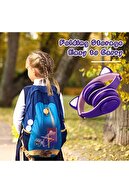 هدست بی سیم بلوتوث Cat Ear هدست بازی کودکان با نور رنگارنگ RGB بنفش با رادیو-thumb
